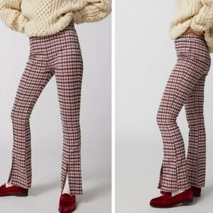 Urban Renewal Red and Black Plaid Pants